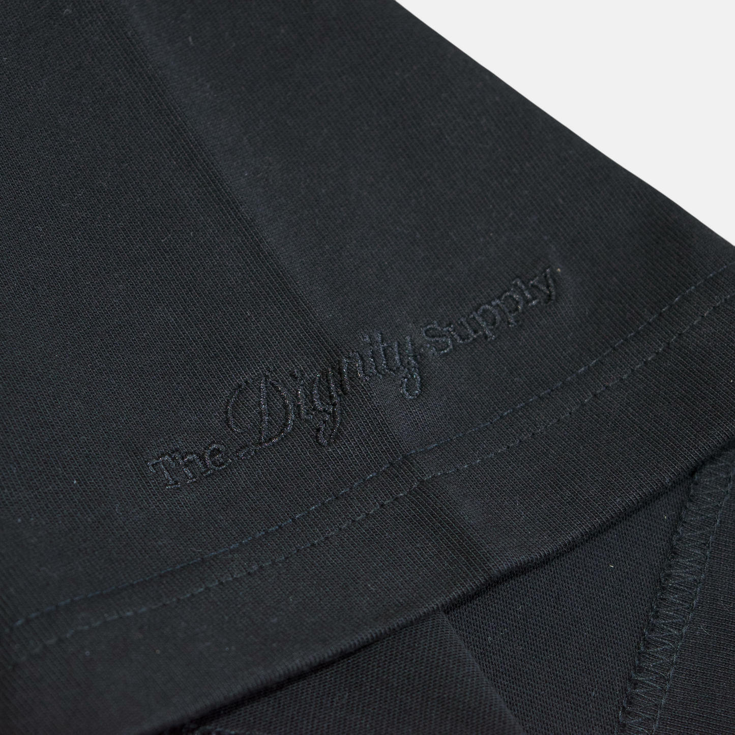 Structured Blank Tee – Black