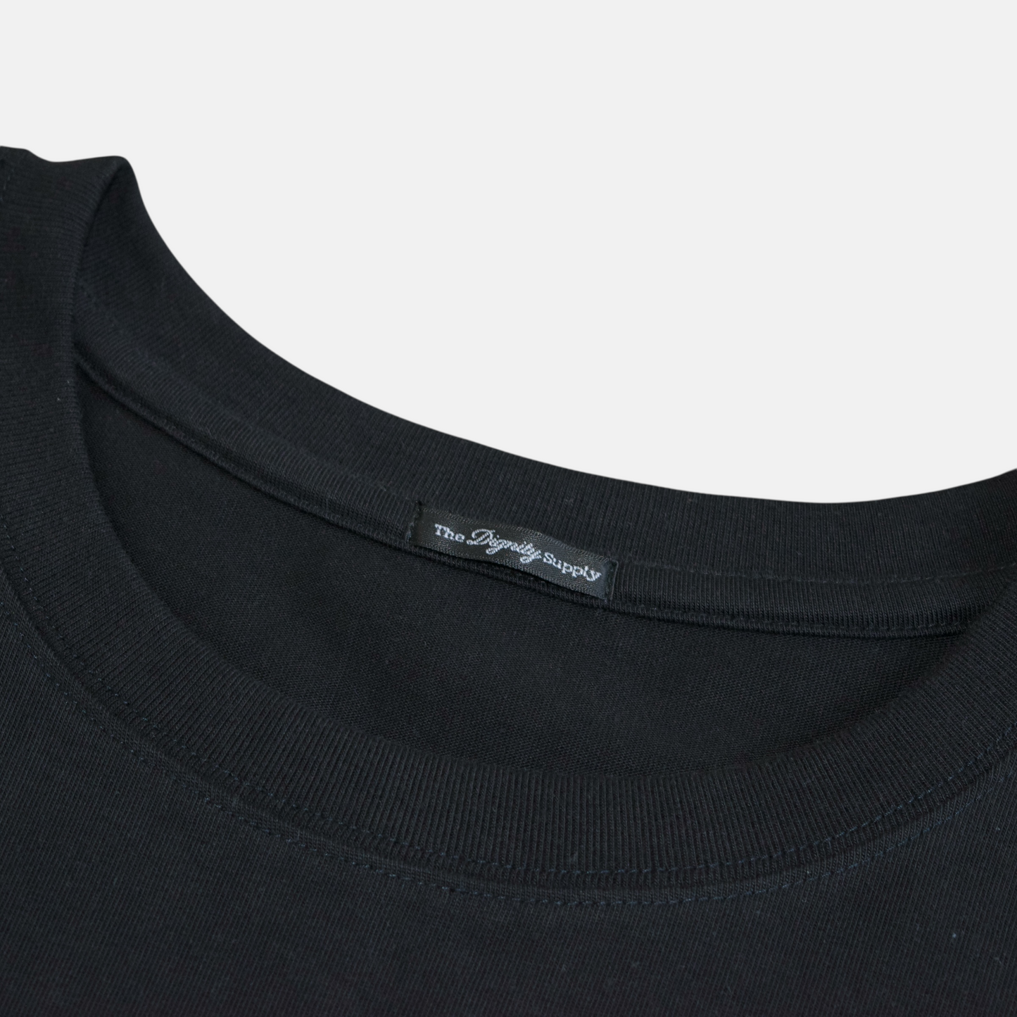 Structured Blank Tee – Black