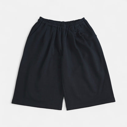 Tucked Sweat Shorts - Black