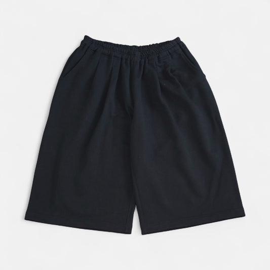 Tucked Sweat Shorts - Black