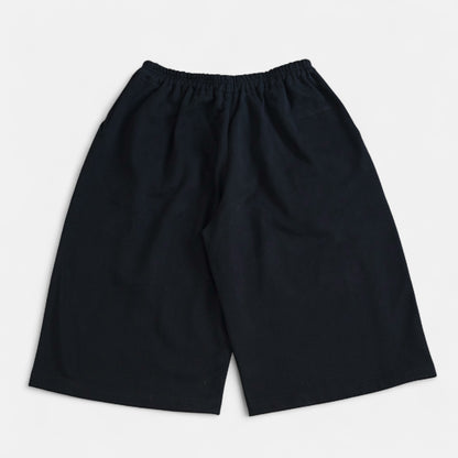 Tucked Sweat Shorts - Black
