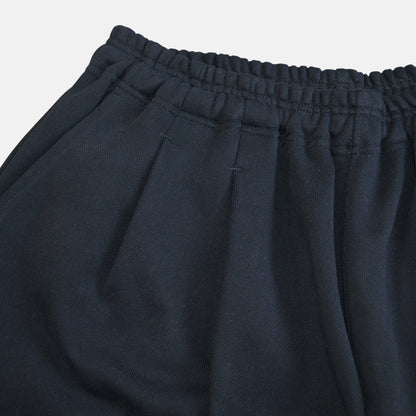 Tucked Sweat Shorts - Black