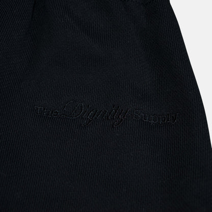 Tucked Sweat Shorts - Black